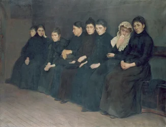 Waiting in the Clinic, 1888